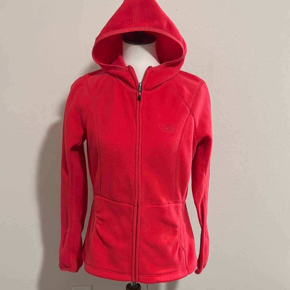 The North Face Red Fleece Hoodie Medium